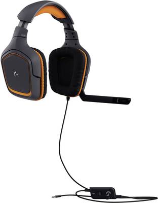 spiritual Wreck Go up and down Logitech Gaming G231 Prodigy Gaming Over-ear headset Corded (1075100)  Stereo Black, Orange | Conrad.com
