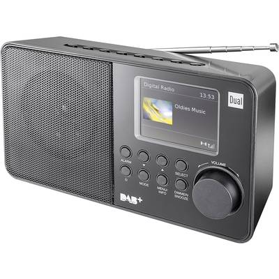 Dual DAB 18 C Portable radio DAB+, FM Black