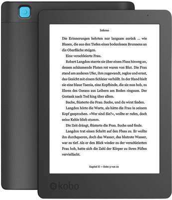 Hen traagheid Rose kleur KOBO Aura 2nd Edition eBook reader 15.2 cm (6 inch) Black | Conrad.com