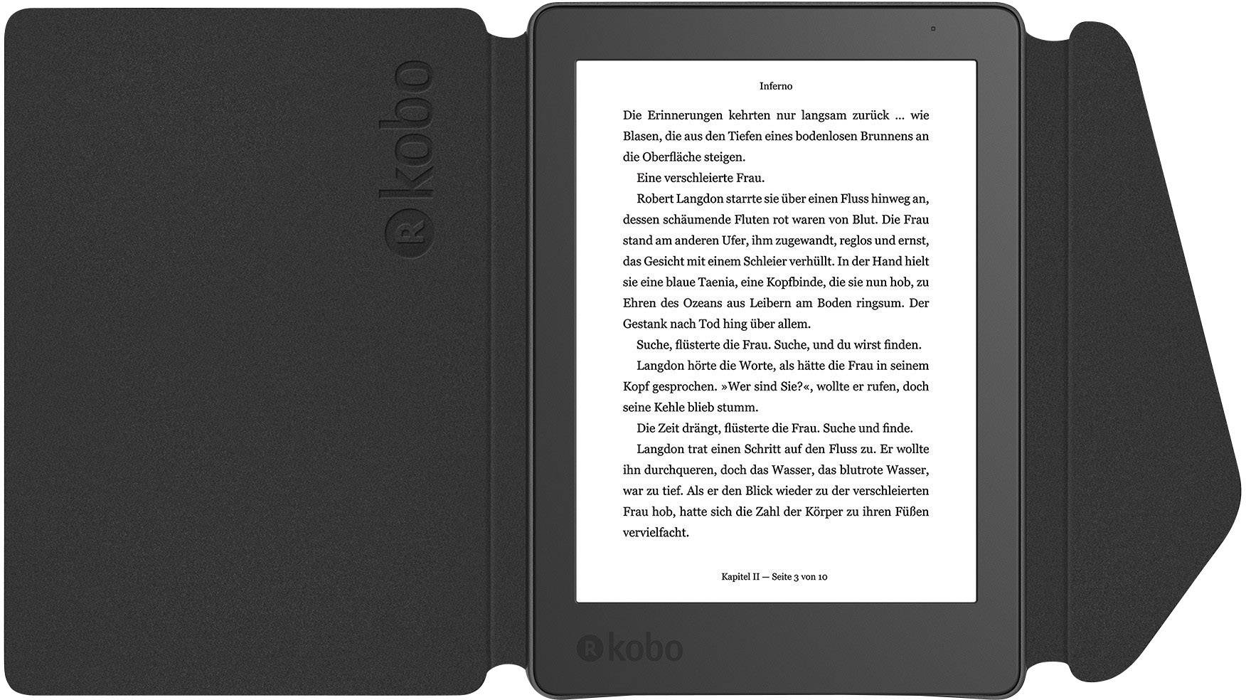Bevestigen aan systeem adopteren KOBO Sleep Covercase eBook cover Suitable for: Kobo Aura 2nd Edition  Suitable for display sizes of: 15,2 cm (6") | Conrad.com