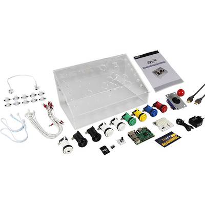 Joy-it RB-Gamestation-Kit Raspberry Pi® 3 B 1 GB 4 x 1.2 GHz Housing, Controller, Noobs OS, LEDs, PSU, Sensors, HDMI cab-3