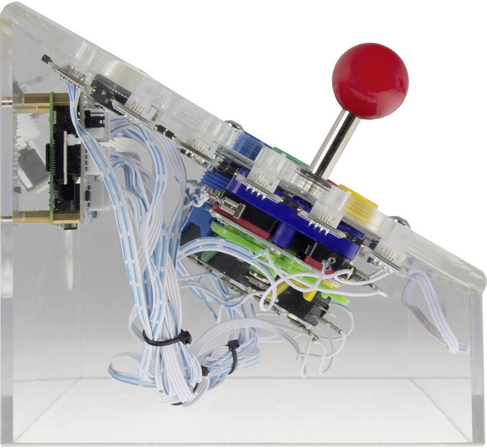 Joy-it RB-Gamestation-Kit Raspberry Pi® 3 B 1 GB 4 x 1.2 GHz Housing, Controller, Noobs OS, LEDs, PSU, Sensors, HDMI cab-4
