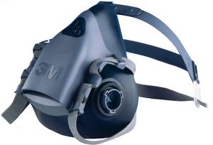 3M  7502 Half mask respirator w/o filter Size: M