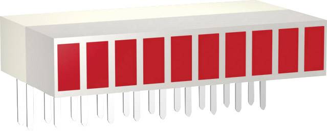 Signal Construct ZAEW 1030 LED linear array 10x Red (L x W x H) 25.4 x 14 x 5 mm