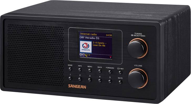 WFR-30 Internet desk radio DAB+, FM AUX, DLNA, Internet radio Spotify Black