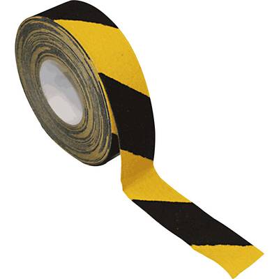 B-SAFETY AR246100 Anti-slip coating can be shaped (L x W) 18.3 m x 100 mm Yellow, Black