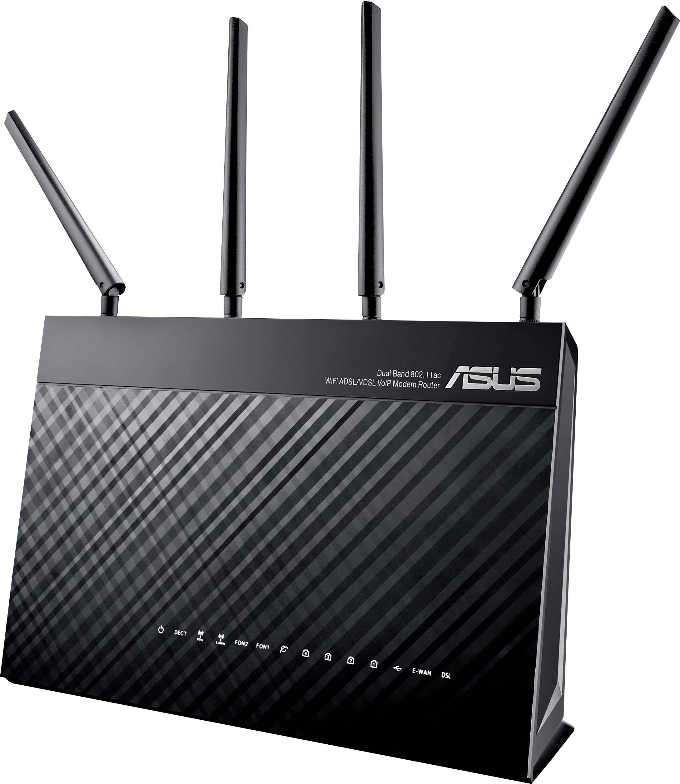 Asus DSL-AC87VG Wi-Fi modem router Built-in modem: VDSL, ADSL2+, ADSL 2.4 GHz, 5 GHz 2.4 Gbps