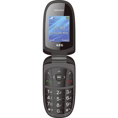 AEG M1500 Flip top mobile phone Black