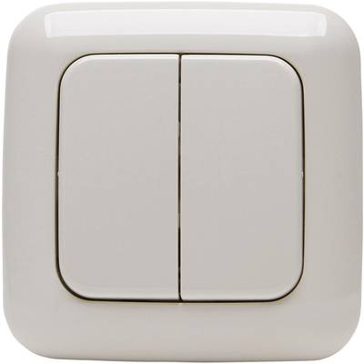 STANDARD 2/4 Kopp Free Control 4-channel Wall-mount switch   Creamy white 