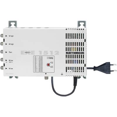 Kathrein EXE 1512 SAT unicable cascade multiswitch  Inputs (multiswitches): 5 (4 SAT/1 terrestrial) No. of participants: