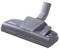 Grey vacuum nozzle on a white background. Suitable for carpet or hard floor cleaning, rectangular shape with swivel connection.