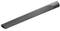 A grey, tapered vacuum cleaner attachment, likely a crevice tool, lies on a white background.