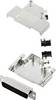 encitech D45ZK25-HDP44-K 6355-0013-03 D-SUB pin strip set 45 ° Number of pins: 44 Solder bucket 1 Set