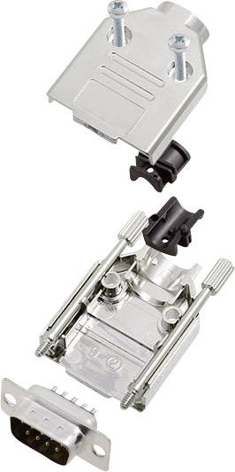 encitech DTPK-M-09-DMP-K 6355-0031-01 D-SUB pin strip set 180 ° Number of pins: 9 Solder bucket 1 Set-0