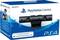 PlayStation Camera for PS4 packaging, showing the camera with dual lenses. Contains text in multiple languages about VR compatibility.