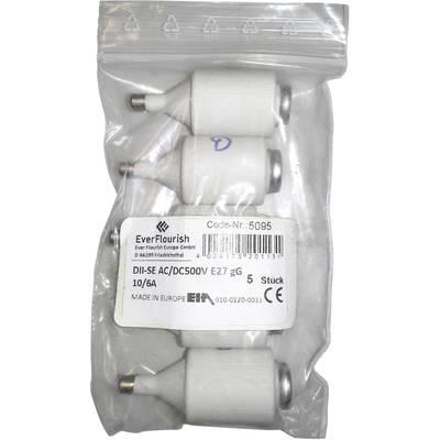 GAO 5095 DIAZED fuse   Fuse size = DII  10 A, 6 A  500 V 5 pc(s)