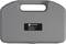 Grey plastic toolcase with carrying handle, with a label reading: 'TOOLCRAFT, Conrad Electronic, Model No. 869'.