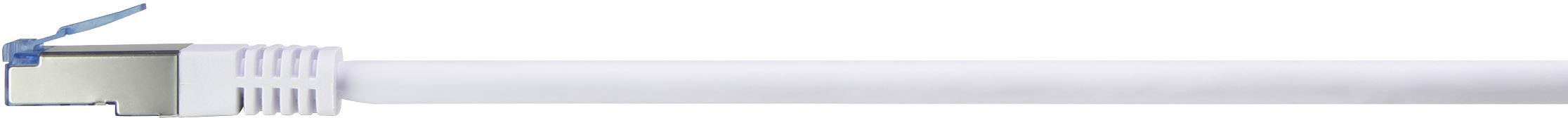 Renkforce RF-4410998 RJ45 Network cable, patch cable CAT 6A S/FTP 20.00 m Grey highly flexible, gold plated connectors 1-6