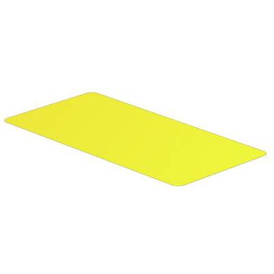 A rectangular, yellow field with rounded corners on a white background.