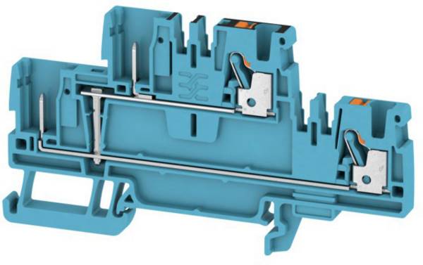 Weidmüller 1548150000 Dual port continuity 5.1 mm Pull spring Blue 50 pc(s)