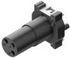 Weidmüller 2421720000 Sensor/actuator built-in connector M8 Socket, vertical vertical No. of pins (RJ): 3 25 pc(s)