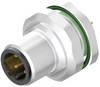 Weidmüller 2421890000 Sensor/actuator built-in connector M12 Plug, vertical mount No. of pins (RJ): 8 10 pc(s) Piece