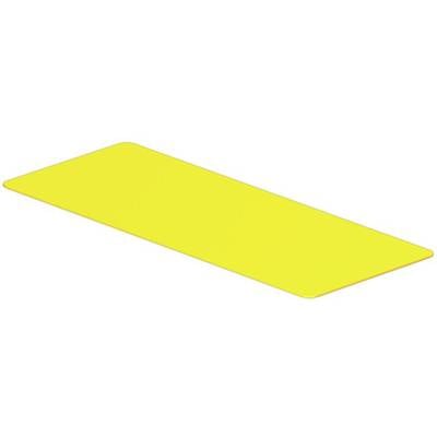 Yellow rectangular area with rounded corners.