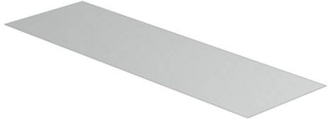Rectangular grey surface, possibly a table or floor panel, without visible patterns or details.