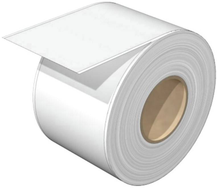 A large roll of white paper with a sheet partially unrolled.
