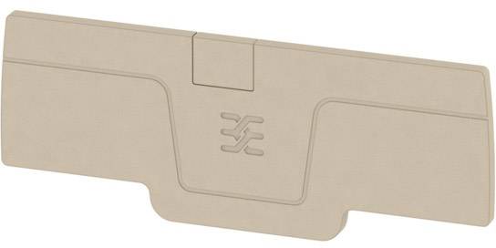 A rectangular plastic component with an embossed logo in the centre, potentially a cover or protective element.