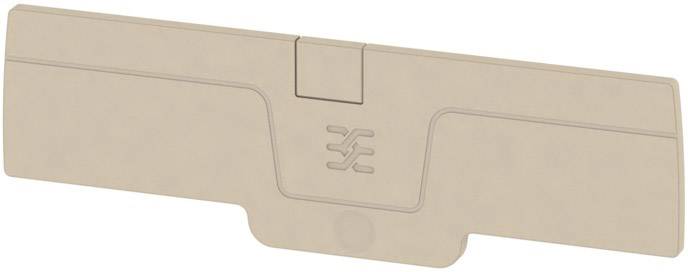 Beige plastic component with a rounded edge and central symbol; likely an industrial spare part or component.