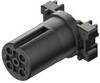 Weidmüller 2422060000 Sensor/actuator built-in connector M12 Socket, vertical vertical No. of pins (RJ): 4 25 pc(s)