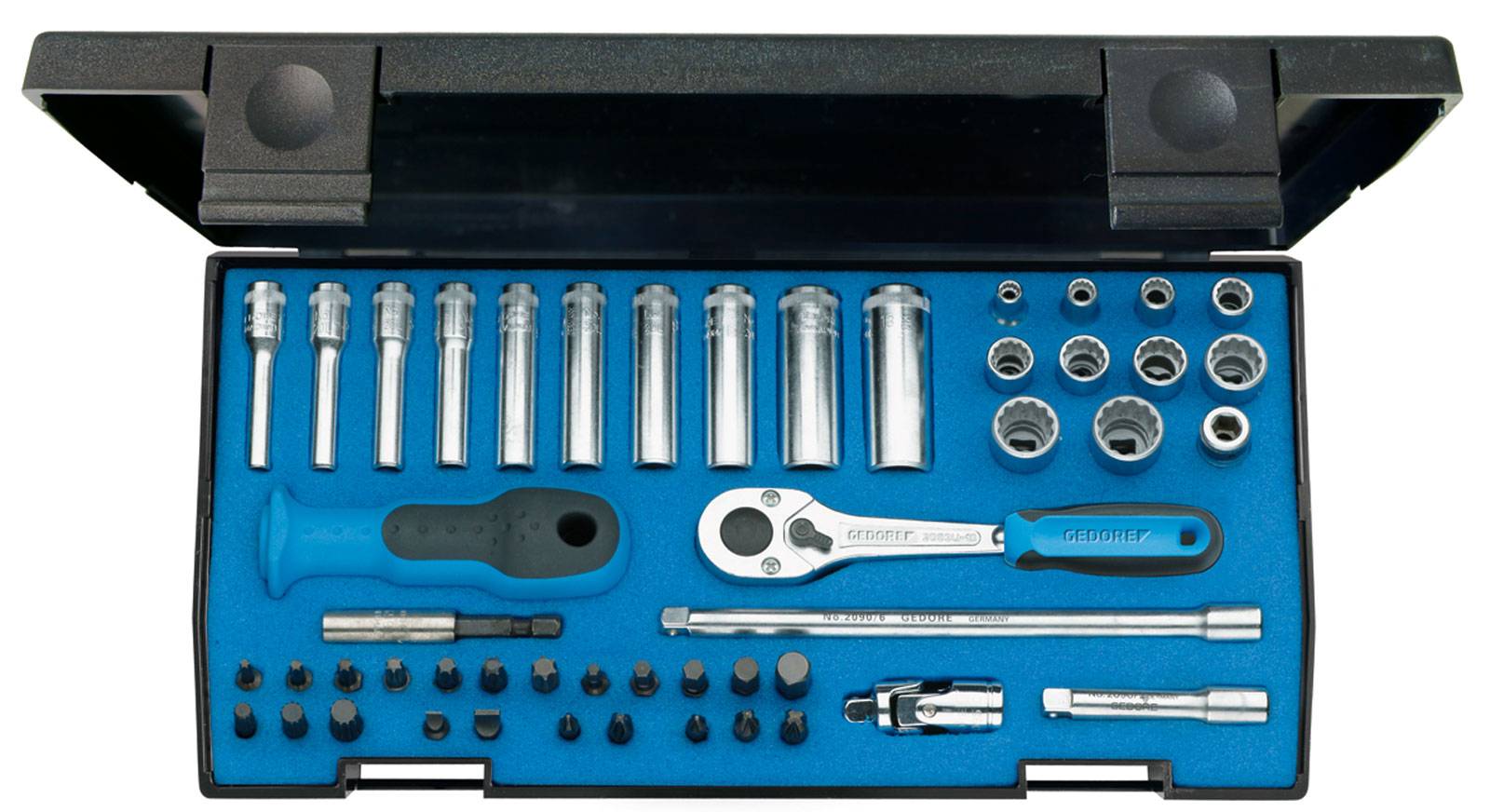 Gedore 20 LMU-10 Bit set Metric 1/4 (6.3 mm) 49-piece 1815687