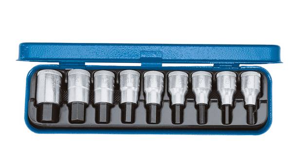 Gedore IN 19 PA Bit set  1/2" (12.5 mm) 9-piece 6156410