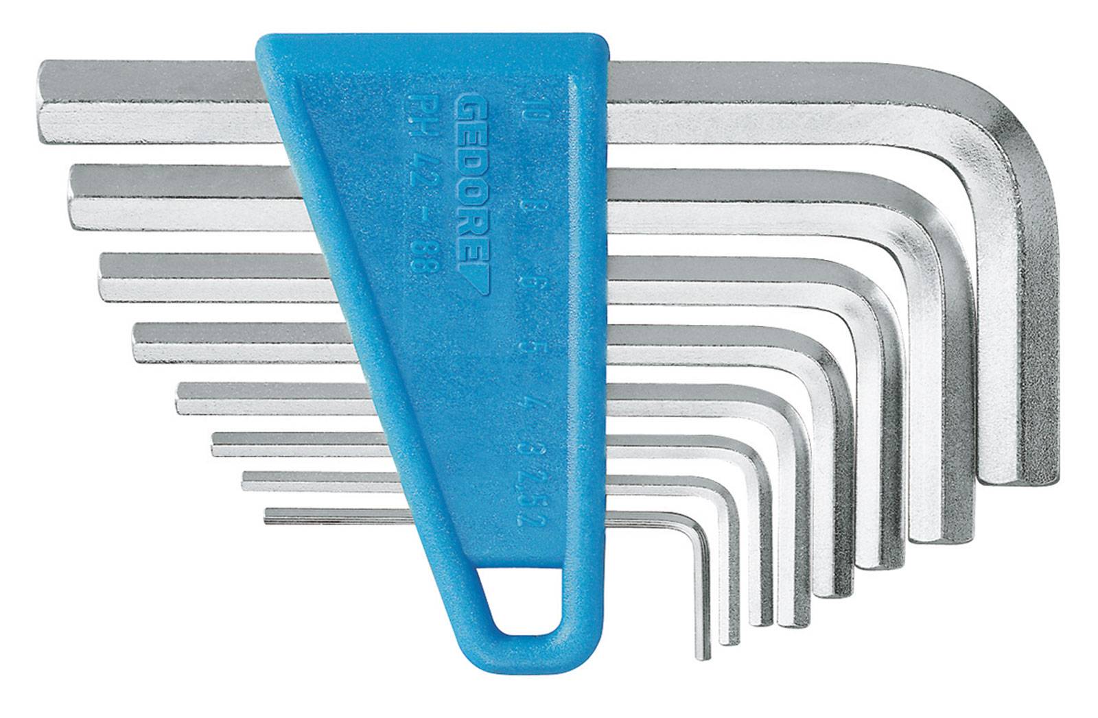Gedore 6352000 Allen Allen key set 2 mm, 2.5 mm, 3 mm, 4 mm, 5 mm, 6 mm, 8 mm, 10 mm 8-piece