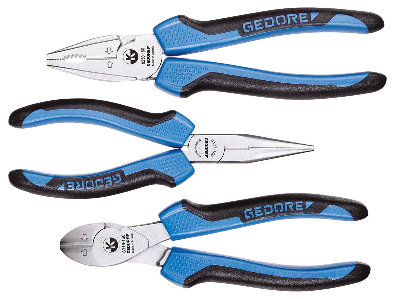 Gedore 6701110 Pliers Set 3-piece