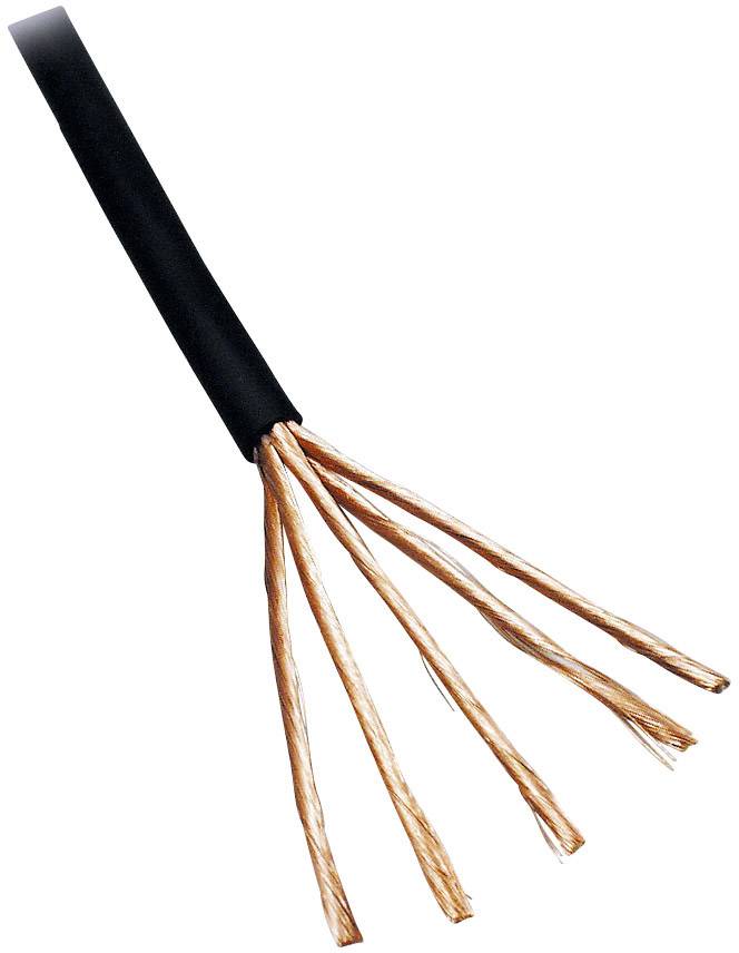 BKL Electronic 1106006/50 Audio cable 2 x 0.1 mm² Black 50 m