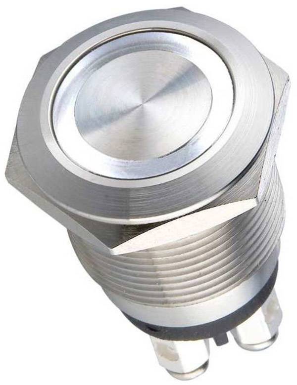 Heidemann 70528 Bell button incl. nameplate 1x Stainless steel 24 V/0,5 A