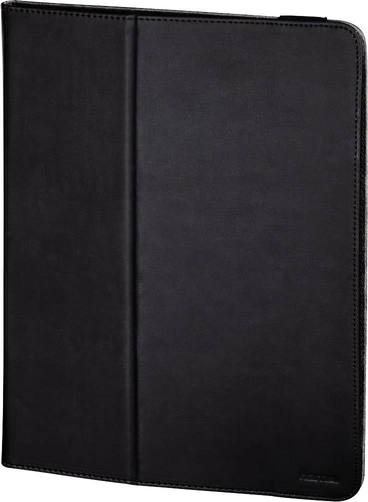 Black tablet case with rounded corners, simple and elegant style, provides protection and has a textured surface.