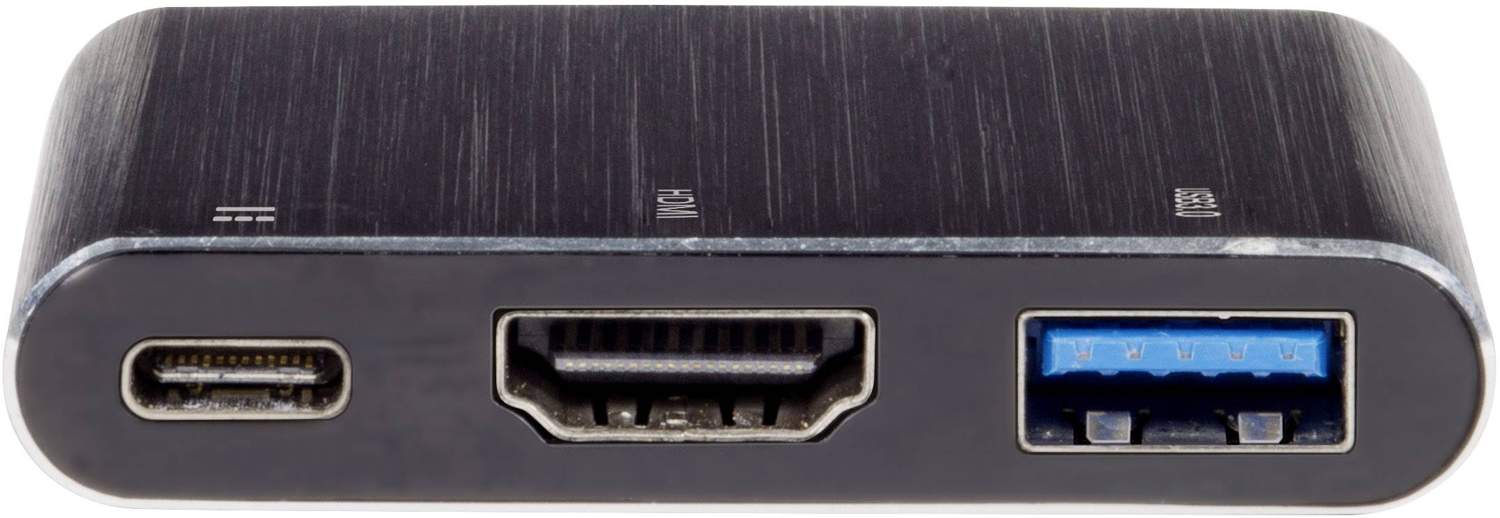 Renkforce RF-4548306 USB / HDMI Adapter [1x USB-C® plug - 1x HDMI socket, USB 3.2 1st Gen port A (USB 3.0), USB-C® socke-2