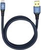 Oehlbach [1x USB 2.0 connector A - 1x Apple Dock lightning plug] 1.00 m Blue, Black