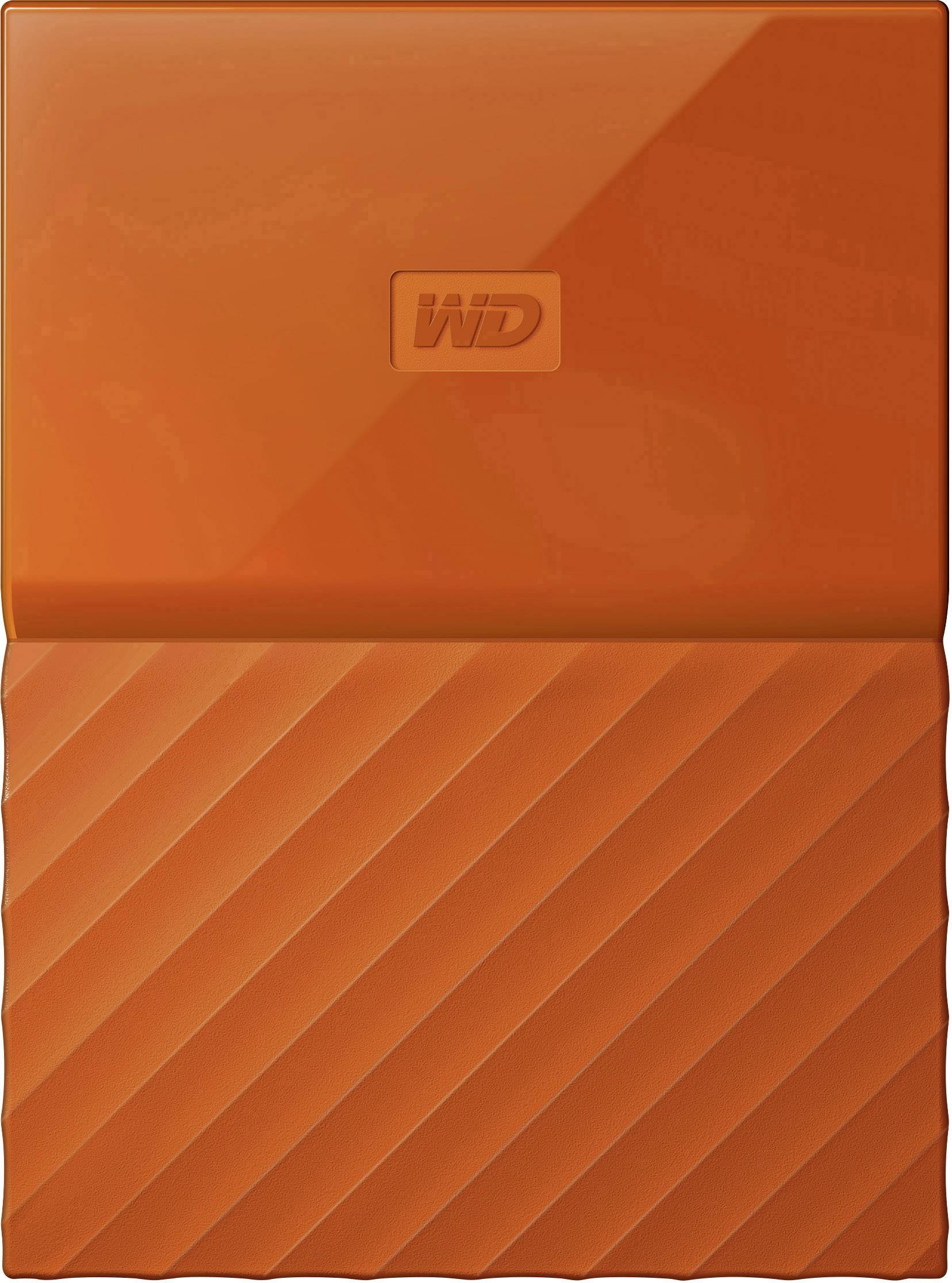 WD 1TB Orange My Passport Portable External Hard Drive WDBYNN0010BOR-WESN USB 3.0 