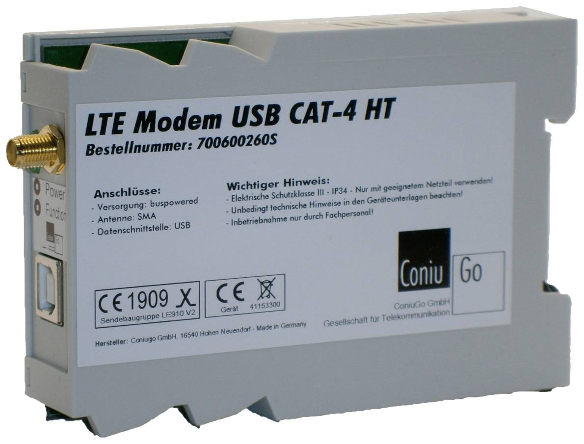 ConiuGo 700600260S LTE modem 12 V DC
