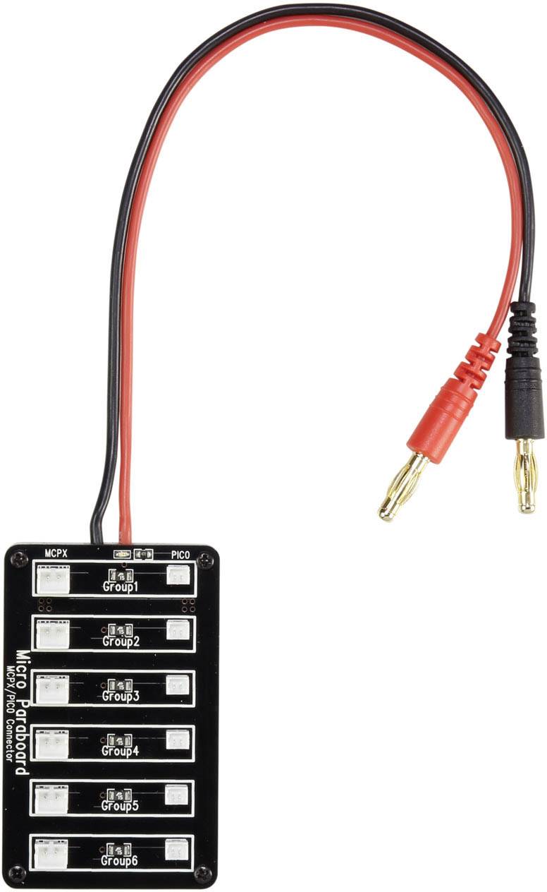 VOLTCRAFT QS-PCB00007 LiPo charger board Type (chargers): Jack plug Type (rechargeable batteries): Micro JST , JST-PH