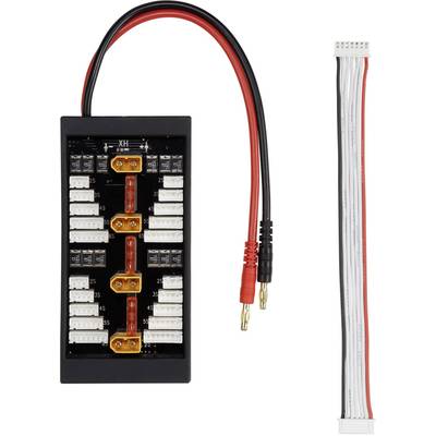 Image of VOLTCRAFT XT60 LiPo balancer board Type (chargers): XT60 connectors Type (rechargeable batteries): Jack plug Suitable for (no. of batteries): 2 - 6