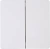HK05 2/4 Kopp Free Control 2 gang rocker Arctic white