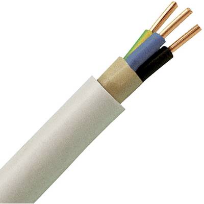 Kopp 150810841 Sheathed cable NYM-J 3 G 1.50 mm² Grey 10 m