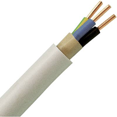 Kopp 150805849 Sheathed cable NYM-J 3 G 1.50 mm² Grey 5 m