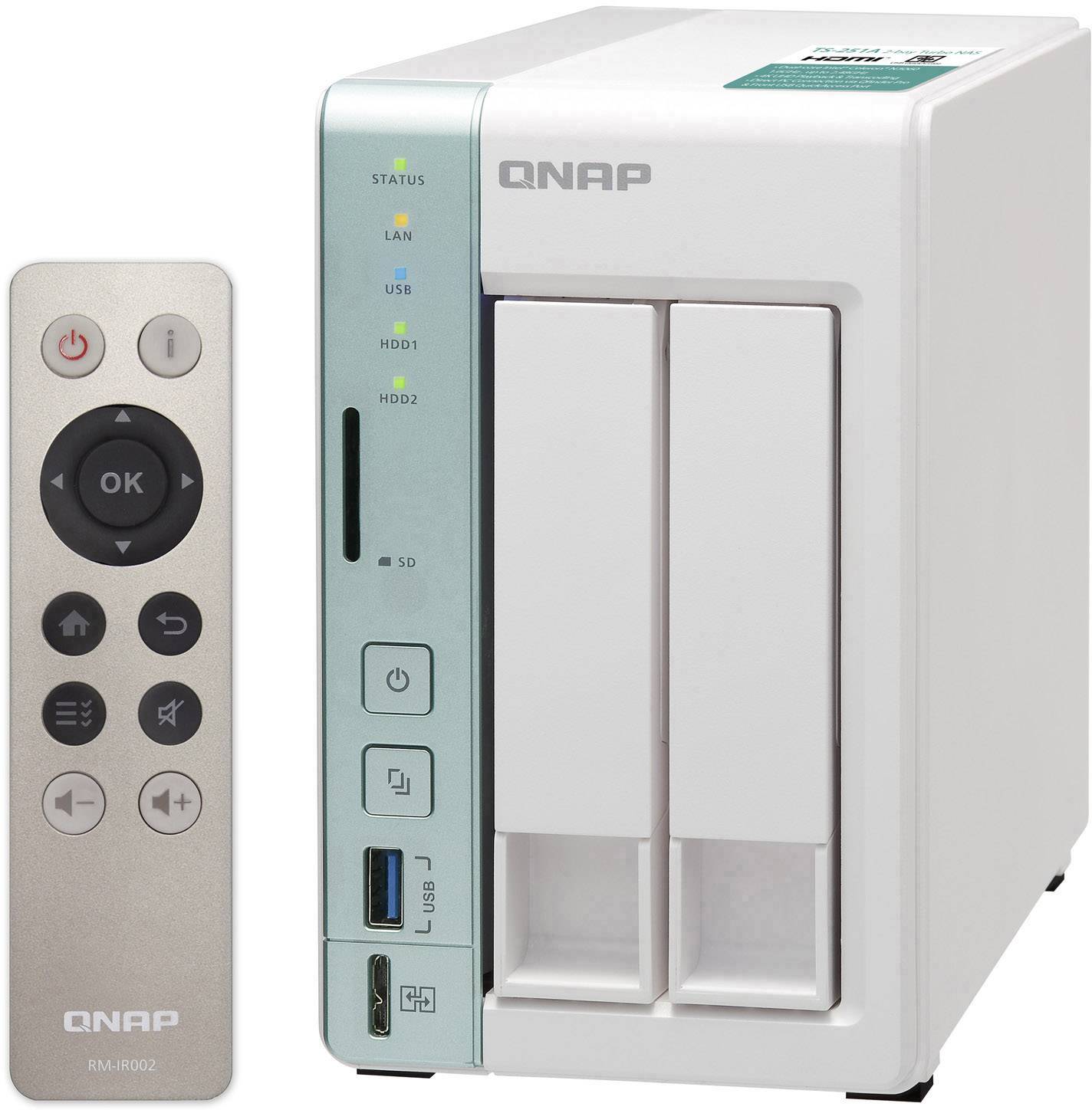 QNAP TS-251A NAS server casing 2 Bay TS-251A-4G-1