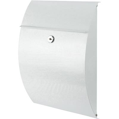 Burg Wächter 38700 CAPRI 813 W Letterbox Steel plate White Key